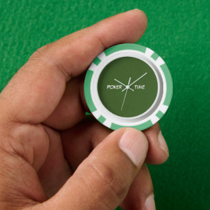 Poker Time Green White Chips