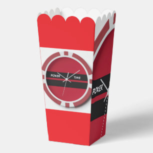 Poker Time Popcorn Favor Box