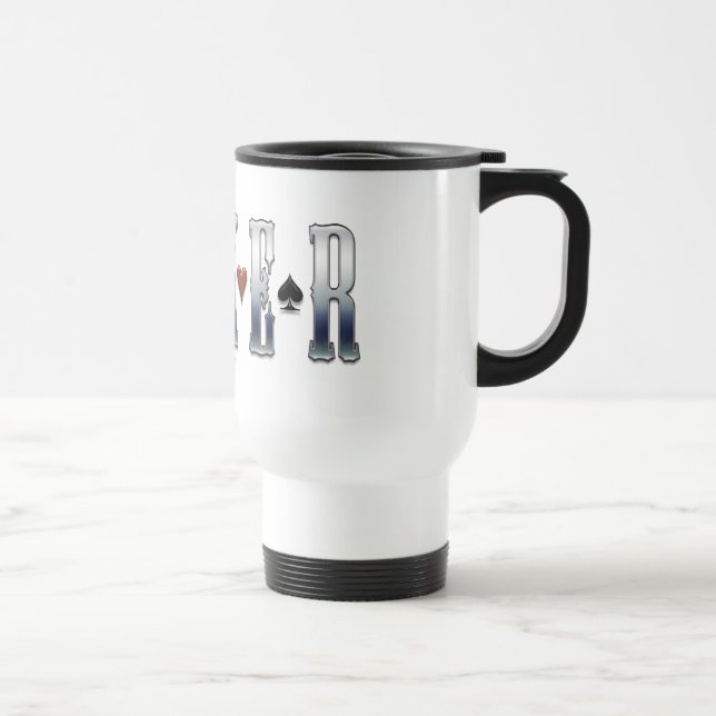 Poker Travel Mug (Right)