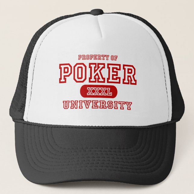Poker University Trucker Hat (Front)