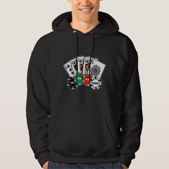 Poker v1 hoodie (Front)