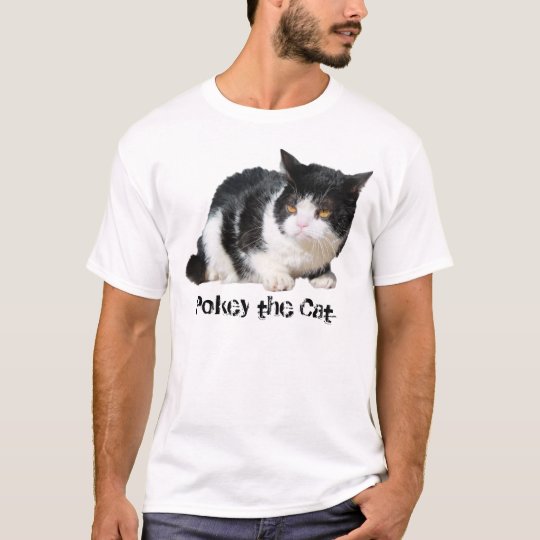 Pokey the Cat - T-Shirt (Customizable Text)