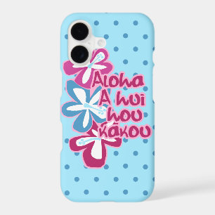 Pokii Hawaiian Aloha Hibiscus Polka Dot