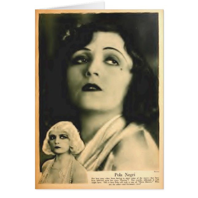 Pola Negri 1928 glamour portrait (Front)