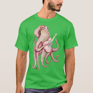 Polahthe Axe Wielding Octopusred 2 T-Shirt