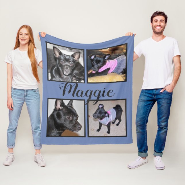 Polaire 4 couverture personnalisable de chien d'ouatine de (En situation)