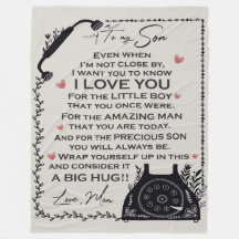 À ma couverture Fils, cadeau pour Fils