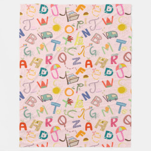 Polaire Alphabets flotteur couverture