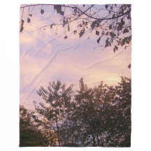 Beauté de la couverture en laine de crépuscule