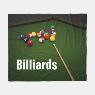 Polaire Boules de piscine de billards et couverture