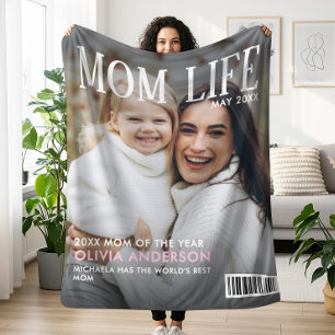Polaire Cadeau de couverture de magazine personnalisée "Ma
