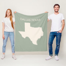 Carte du Texas Décoration intérieure Couverture Sh