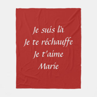 Polaire Couverture 100% personnalisée