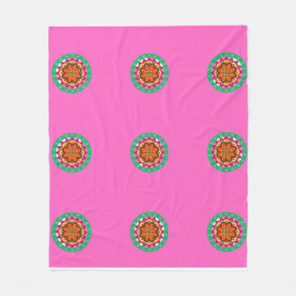 Polaire Couverture à motif mandala