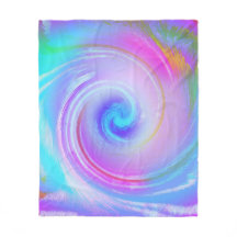 Couverture Abstraite Tourbillon Pastel