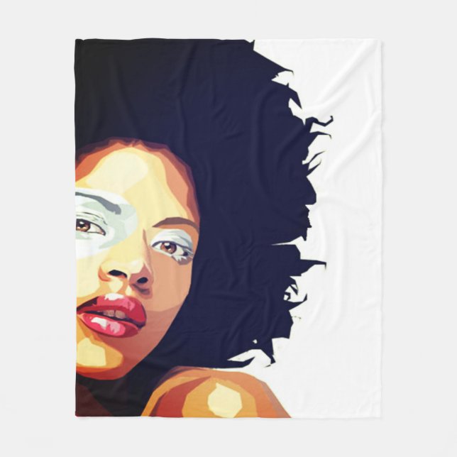 Polaire Couverture afro-centrée (Devant)