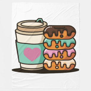 Polaire couverture amant beigne de café