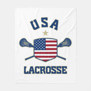 Polaire Couverture américaine de lacrosse des Etats-Unis