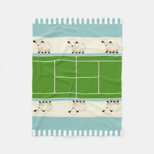Polaire Couverture bébé en molleton de tennis