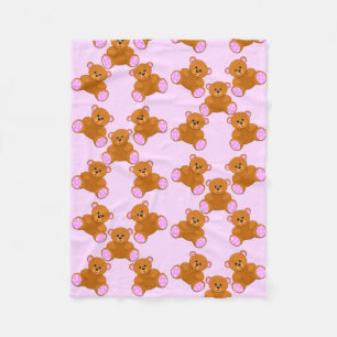 Polaire Couverture bébé nounours