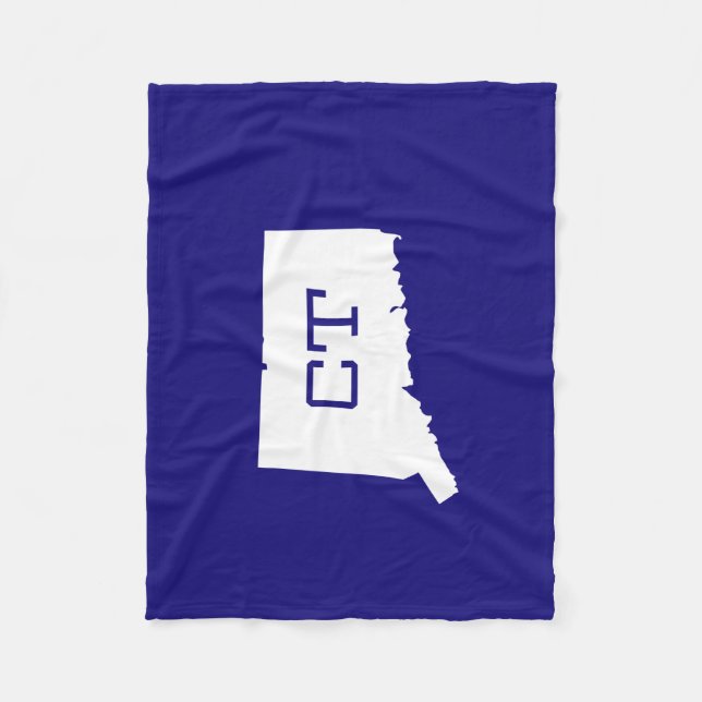 Polaire Couverture blanche de CT de carte d'état du (Devant)