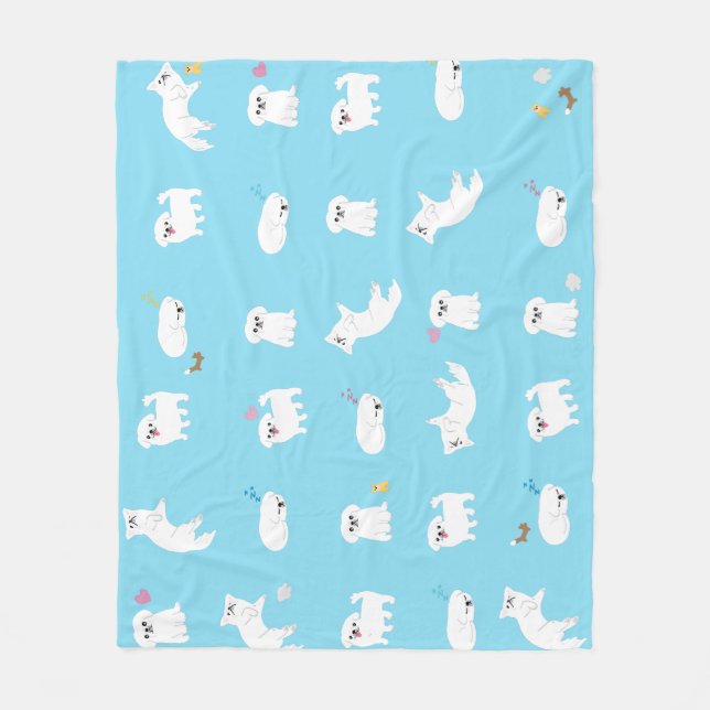 Polaire Couverture câline de Pekingese (Devant)