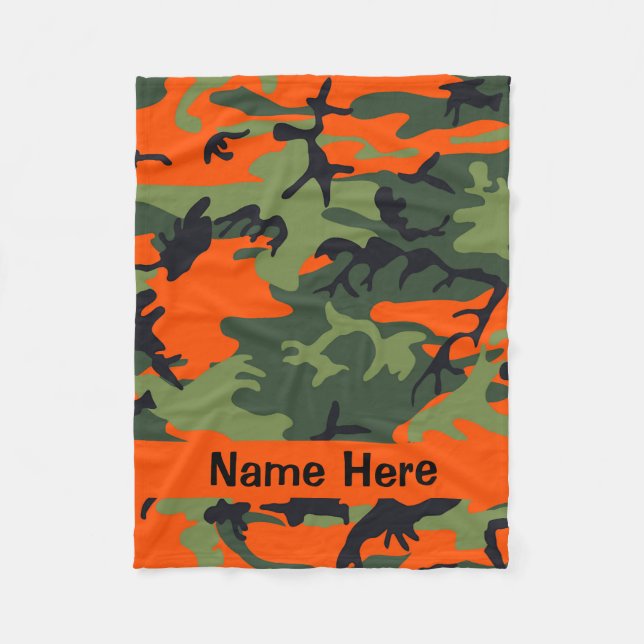 Polaire Couverture Camo - Couverture Chien - Chasse Cadeau (Devant)