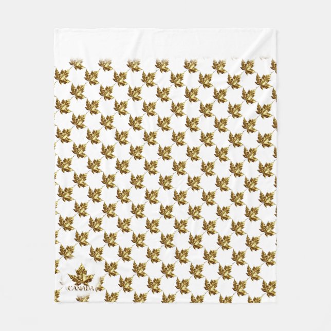 Polaire Couverture Canada Maple Leaf Souvenir (Devant)