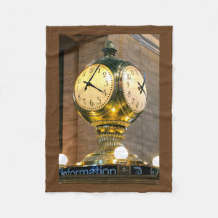 Polaire Couverture centrale grande d'ouatine d'horloge de