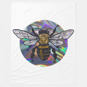 Polaire couverture d'abeilles bijoux