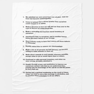 Polaire Couverture de 12 étapes