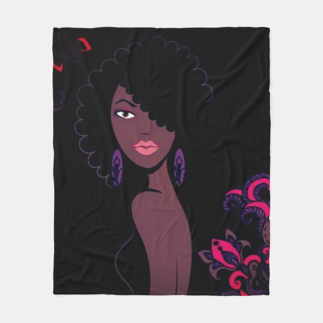 Polaire Couverture de beauté Afrocentrique (Devant)