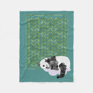 Polaire Couverture de bébé de panda de sommeil