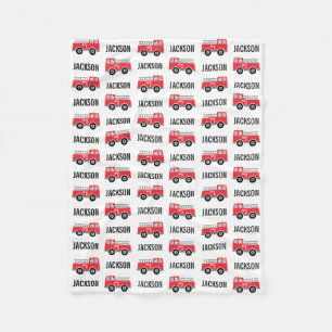 Polaire Couverture de camion-pompier PERSONNALISÉE