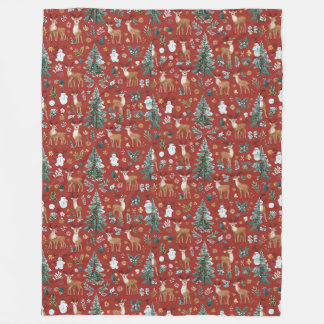 Polaire couverture de cerf mignon