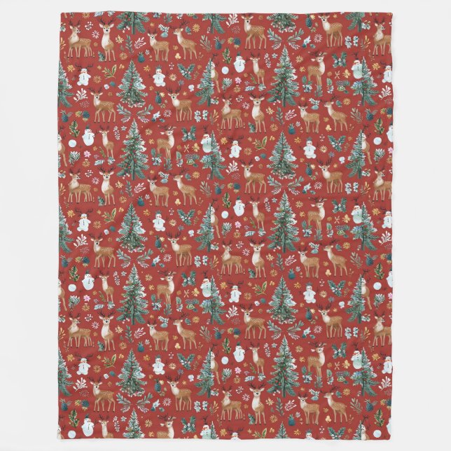 Polaire couverture de cerf mignon (Devant)