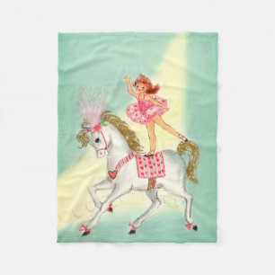 Polaire Couverture de cheval de fille d'acrobate de