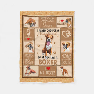Polaire Couverture de chien de boîte personnalisée, cade