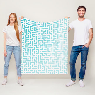 Polaire Couverture de dégradé bleu