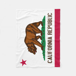 Polaire Couverture de drapeau d'ours de la Californie