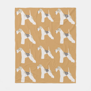 Polaire Couverture de Fox Terrier de fil