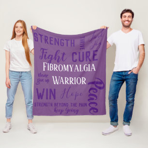 Polaire Couverture de guerrier de fibromyalgie