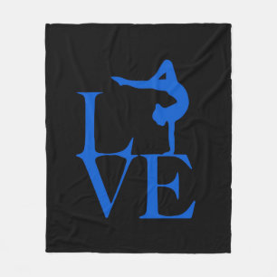 Polaire Couverture de gymnaste d'amour