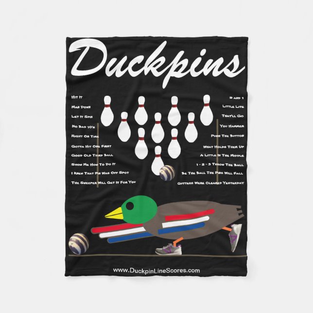Polaire Couverture de la flotte de DUCKPINS avec OneLiners (Devant)