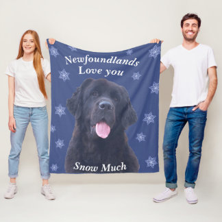 Polaire Couverture de Noël du chien de Terre-Neuve
