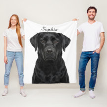 Couverture de photo de chien personnalisée avec po