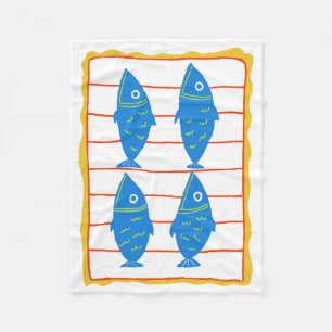 Polaire Couverture de poisson à l'étain