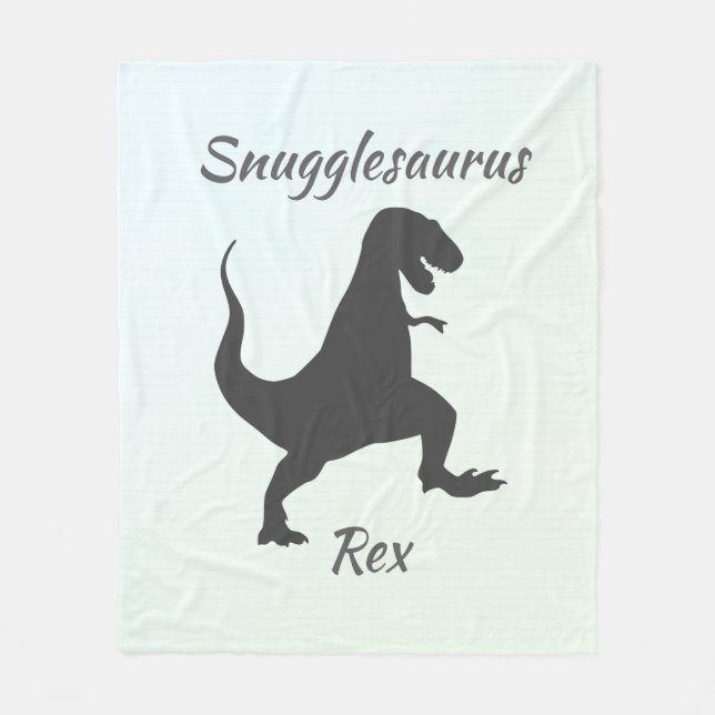 Polaire Couverture de Snugglesaurus Rex (Devant)