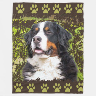 Polaire Couverture de toison de chien de montagne bernois