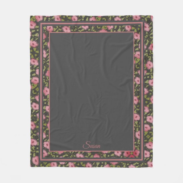 Polaire Couverture de voyage fleurie (Devant)